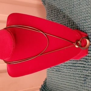 36-inches long double-stranded necklace with Pendant